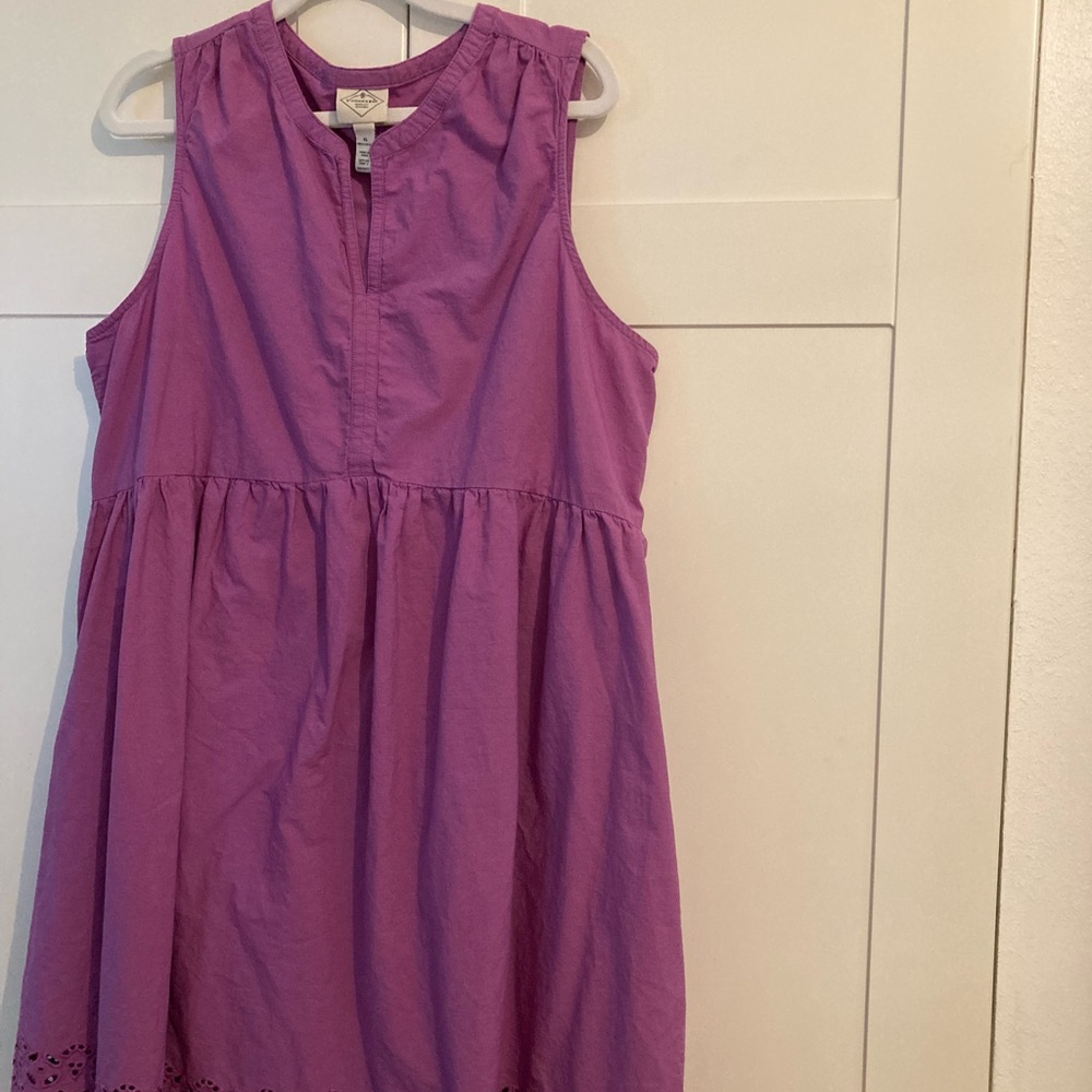 St. John's Bay Lavender Sleeveless Woman's Dress XL,  5" eyelet hem